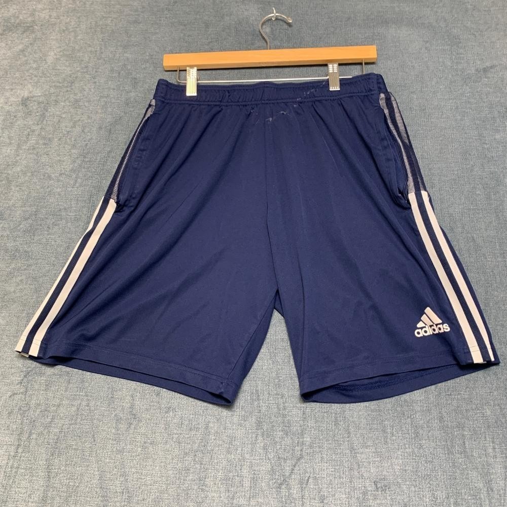 Adidas Tiro 21 Training Shorts Kids Unisex XL Navy Blue Aeroready Primegreen